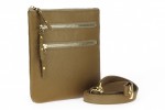 Classic leather shoulder bag. 30 EL-4-8BG_gold