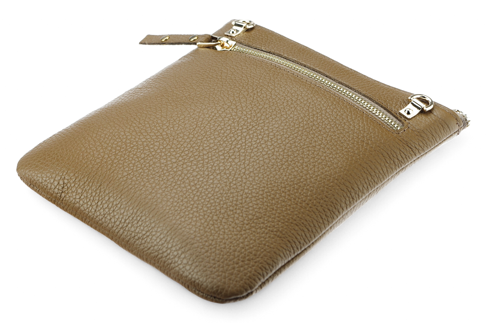 Classic leather shoulder bag. 30 EL-4-8BG_gold