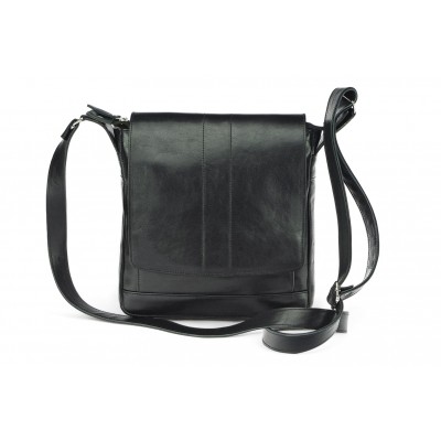 Classic leather shoulder bag. 33 BL-0-1BG