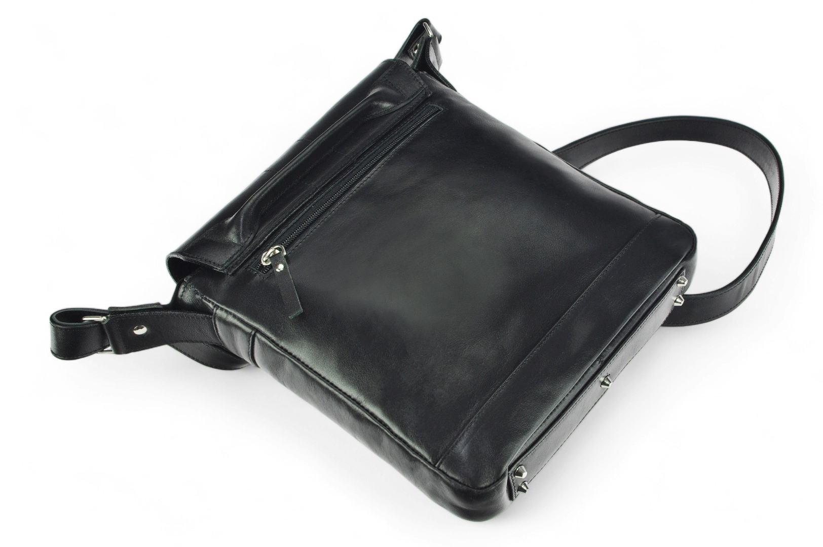  Classic leather shoulder bag. 33 BL-0-1BG