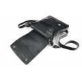 Classic leather shoulder bag. 33 BL-0-1BG