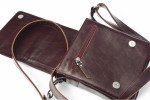 Classic leather shoulder bag. 35 BL-0-2BG