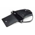 Classic leather shoulder bag. 36 BL-0-1BG