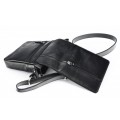 Classic leather shoulder bag. 36 BL-0-1BG
