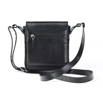 Classic leather shoulder bag. 37 BL-0-1BG