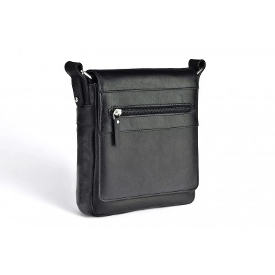 Classic leather shoulder bag. 37 BL-0-1BG