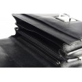 Leather document bag 38 BL-0-1BAR