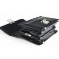 Leather document bag 38 BL-0-1BAR
