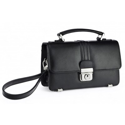Leather document bag 38 BL-0-1BAR