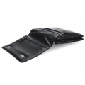 Leather shoulder bag, A4 size, 39 BL-0-1BG