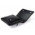Leather shoulder bag, A4 size, 39 BL-0-1BG