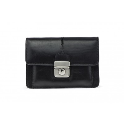 Leather document bag 41 BL-0-1BAR