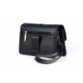 Leather document bag 41 BL-0-1BAR