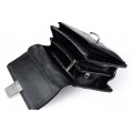 Leather document bag 41 BL-0-1BAR