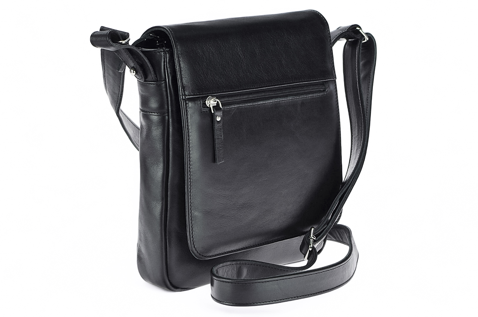 Classic leather shoulder bag. 43 BL-0-1BG