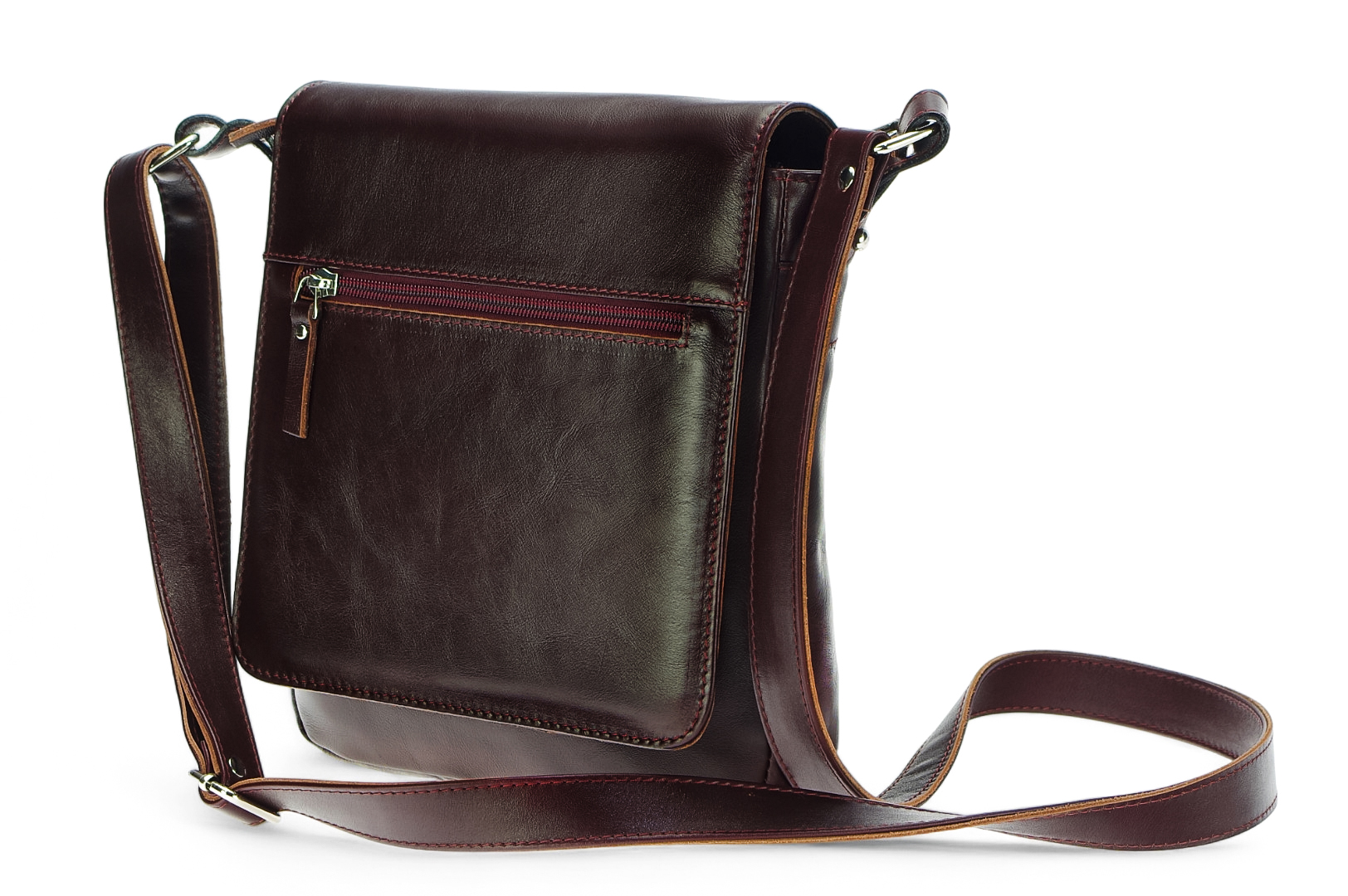 Classic leather shoulder bag. 43 BL-0-2BG