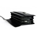 Leather document bag 44 BL-0-1BAR