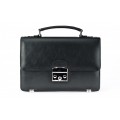 Leather document bag 44 BL-0-1BAR