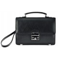 Leather document bag 44 BL-0-1BAR