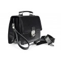 Leather document bag 44 BL-0-1BAR