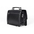Leather document bag 44 BL-0-1BAR