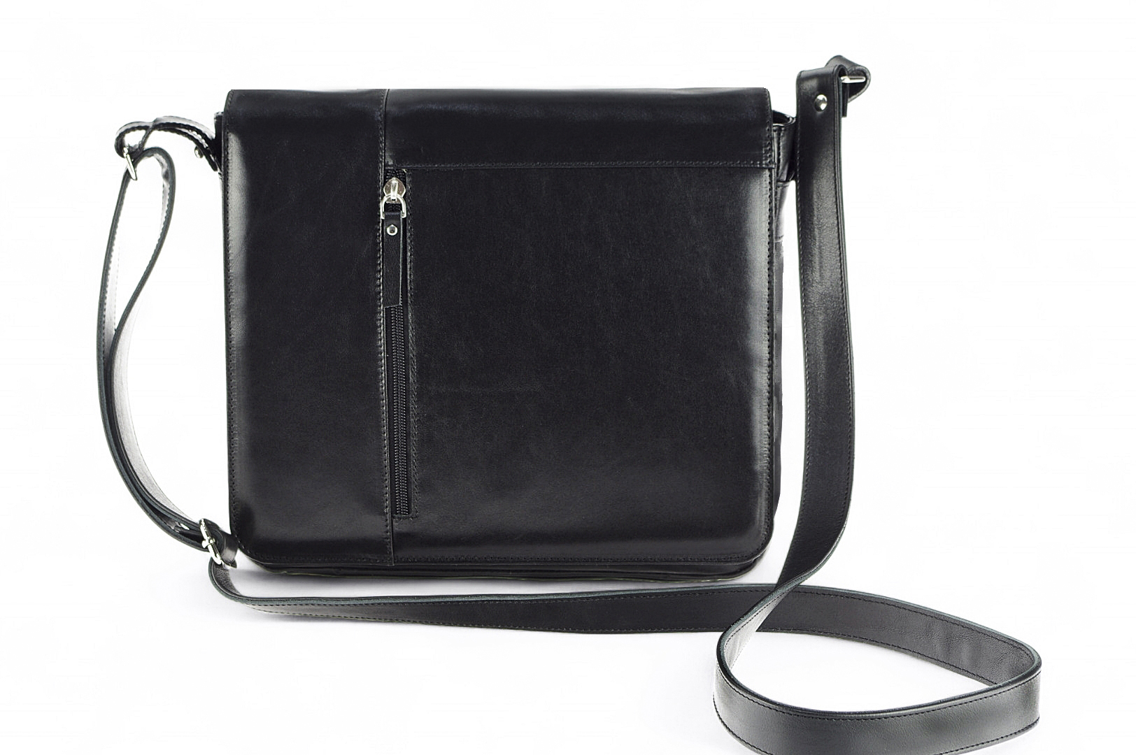 Classic leather shoulder bag. 47 BL-0-1BG