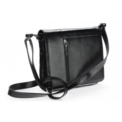 Classic leather shoulder bag. 47 BL-0-1BG