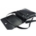 Classic leather shoulder bag. 47 BL-0-1BG