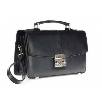 Leather document bag 50 BL-0-1BAR