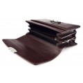 Leather document bag 50 BL-0-2BAR