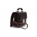 Leather document bag 50 BL-0-2BAR