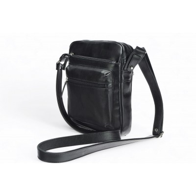 Classic leather shoulder bag. 52 BL-0-1BG