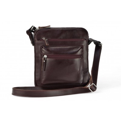 Classic leather shoulder bag. 52 BL-0-2BG