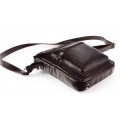 Classic leather shoulder bag. 52 BL-0-2BG