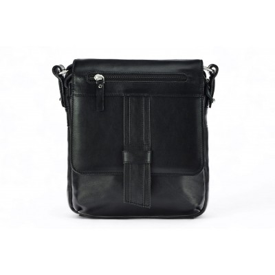 Classic leather shoulder bag. 53 BL-0-1BG