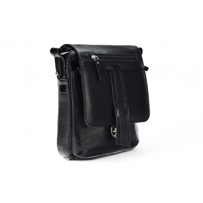 Classic leather shoulder bag. 53 BL-0-1BG