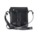 Classic leather shoulder bag. 53 BL-0-1BG