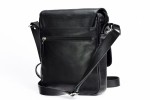 Classic leather shoulder bag. 53 BL-0-1BG