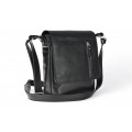 Classic leather shoulder bag. 54 BL-0-1BG