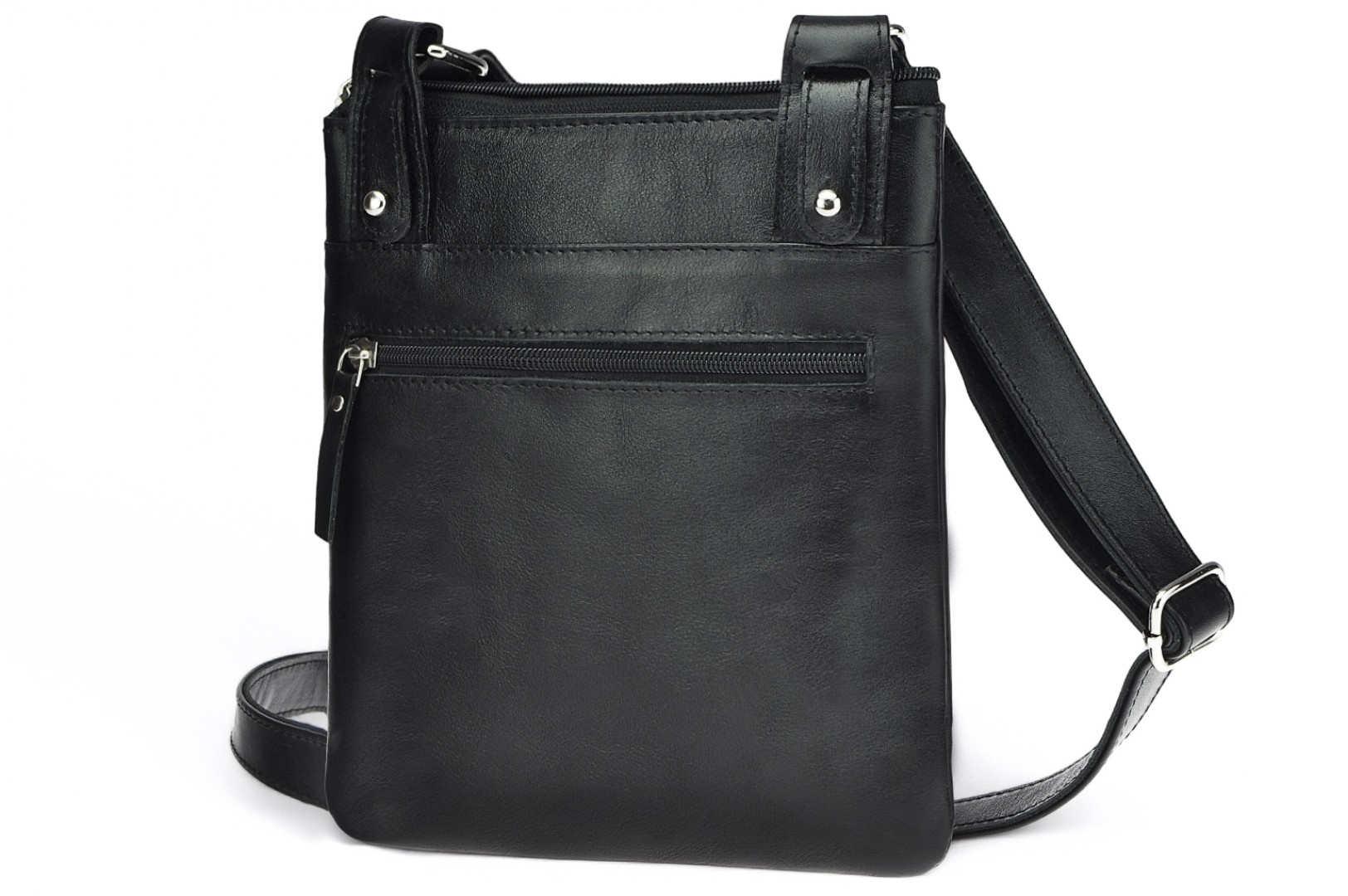 Classic leather shoulder bag. 57 BL-0-1BG