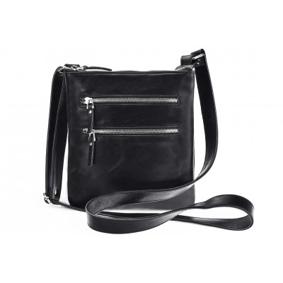Classic leather shoulder bag. 57 BL-0-1BG_NIC