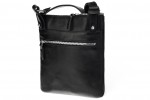 Classic leather shoulder bag. 57 BL-0-1BG_NIC