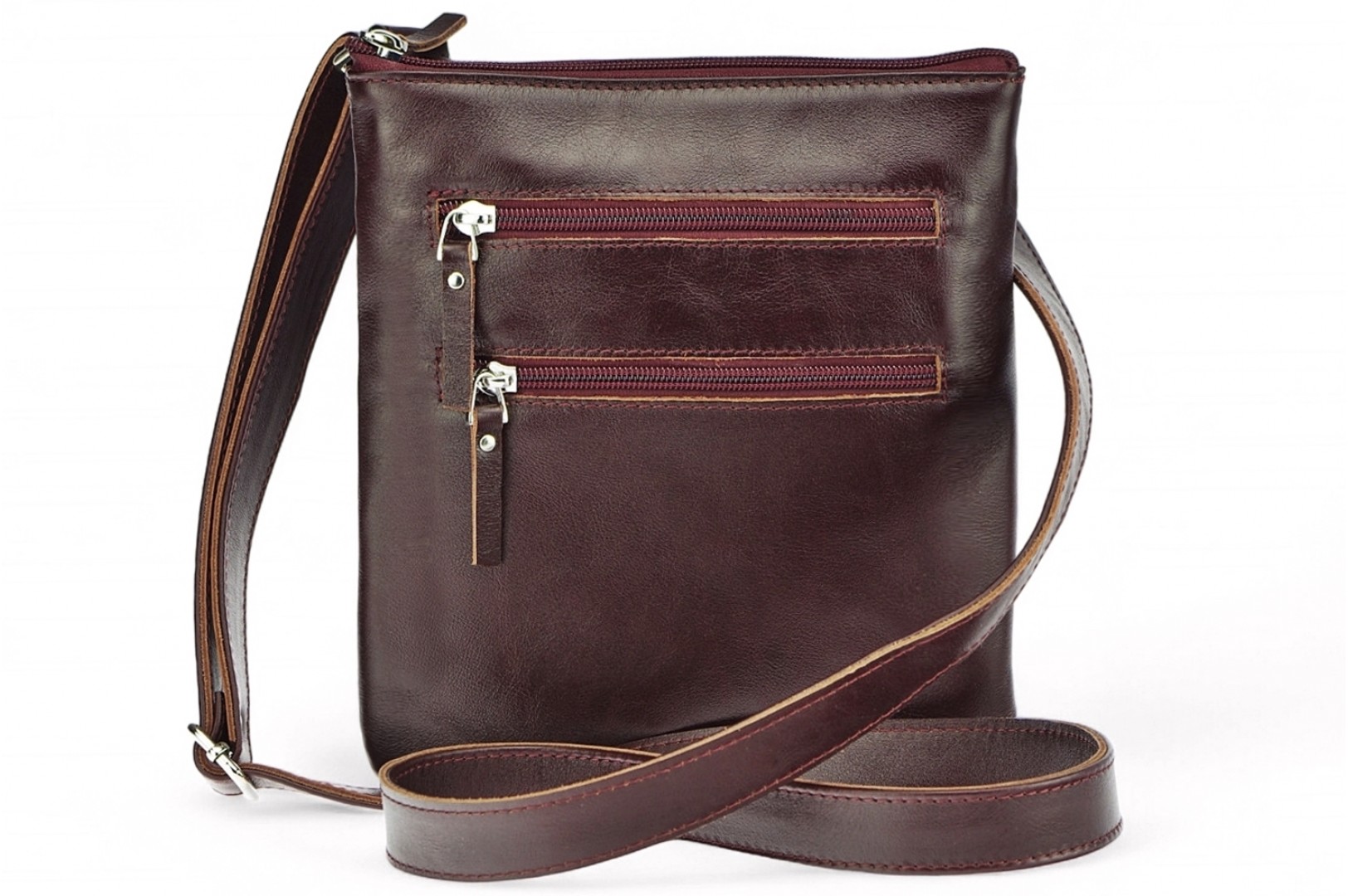 Classic leather shoulder bag. 57 BL-0-2BG