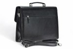 LEATHER BRIEFCASE Model A4 5 BL-0-1BR