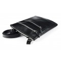 Classic leather shoulder bag. 61 BL-0-1BG_NIC