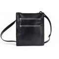 Classic leather shoulder bag. 61 BL-0-1BG_NIC