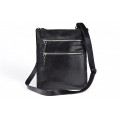 Classic leather shoulder bag. 61 BL-0-1BG_NIC