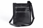 Classic leather shoulder bag. 61 BL-0-1BG_NIC