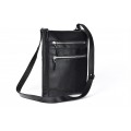 Classic leather shoulder bag. 61 BL-0-1BG_NIC