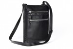 Classic leather shoulder bag. 61 BL-0-1BG_NIC